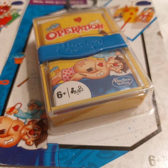 COPY - Hasbro Gaming Monopoly and Operation Keychain Games Miniature Portable M… - Picture 2 of 4